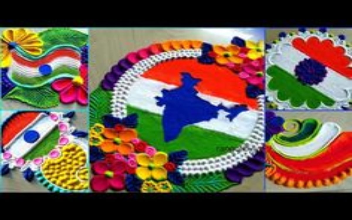 Try these rangoli designs in school, college and office on Republic Day, your mind will be filled with patriotism.