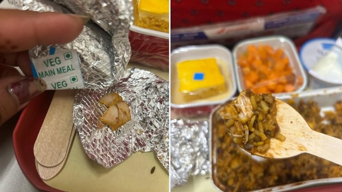 Air India: Chicken found in 'veg thali' found in flight, passengers angry at Air India, then airlines gave this answer