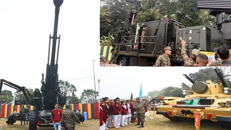 Lucknow: Thousands of people gathered at Know Your Army Festival, people were happy to see the display of army weapons and equipment.
