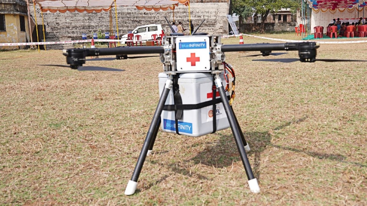 Patna AIIMS's drone will now fly at a speed of 120 km, has the ability to send medicines up to a radius of 200 km in case of disaster and flood.
