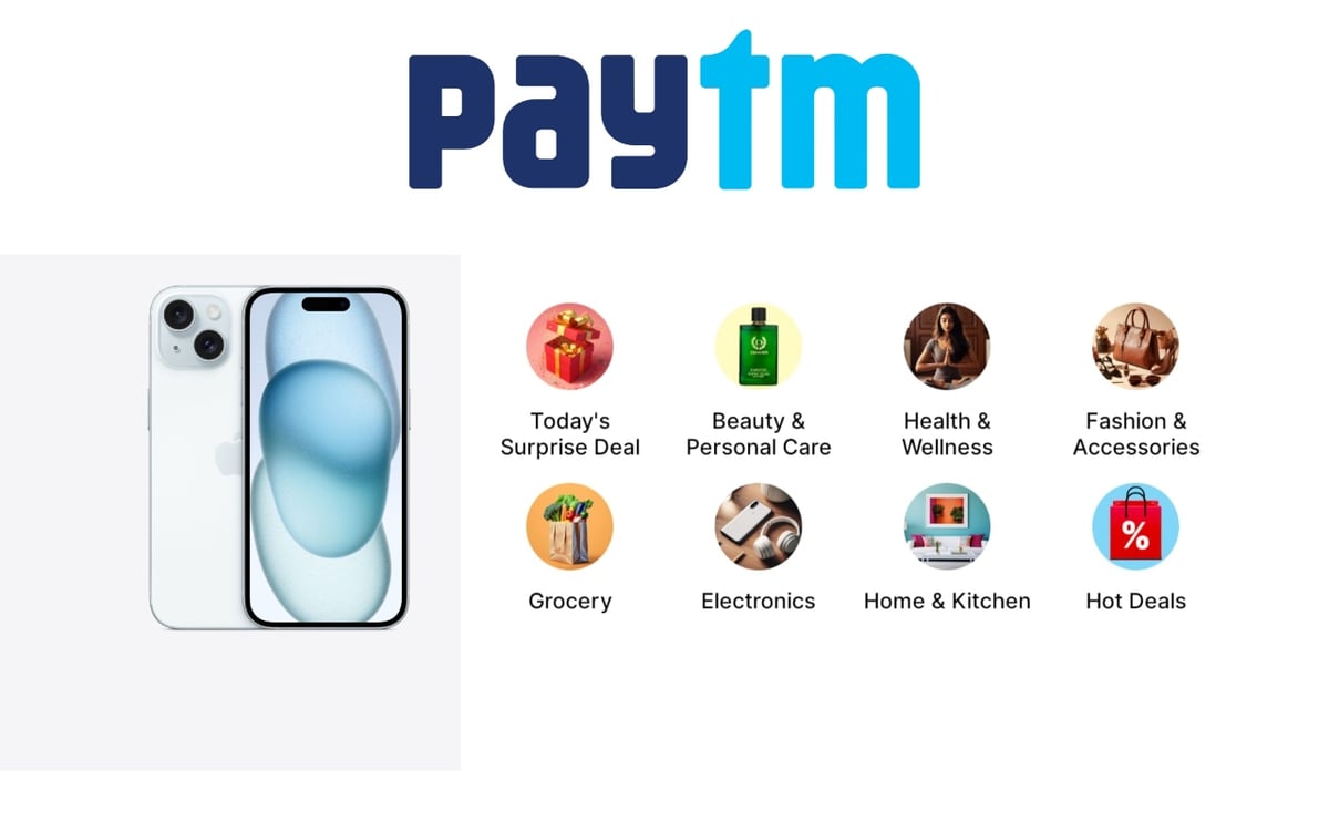 Paytm brings a chance to win iPhone 15... Cashback up to Rs 500 on shopping, you just have to do this much work