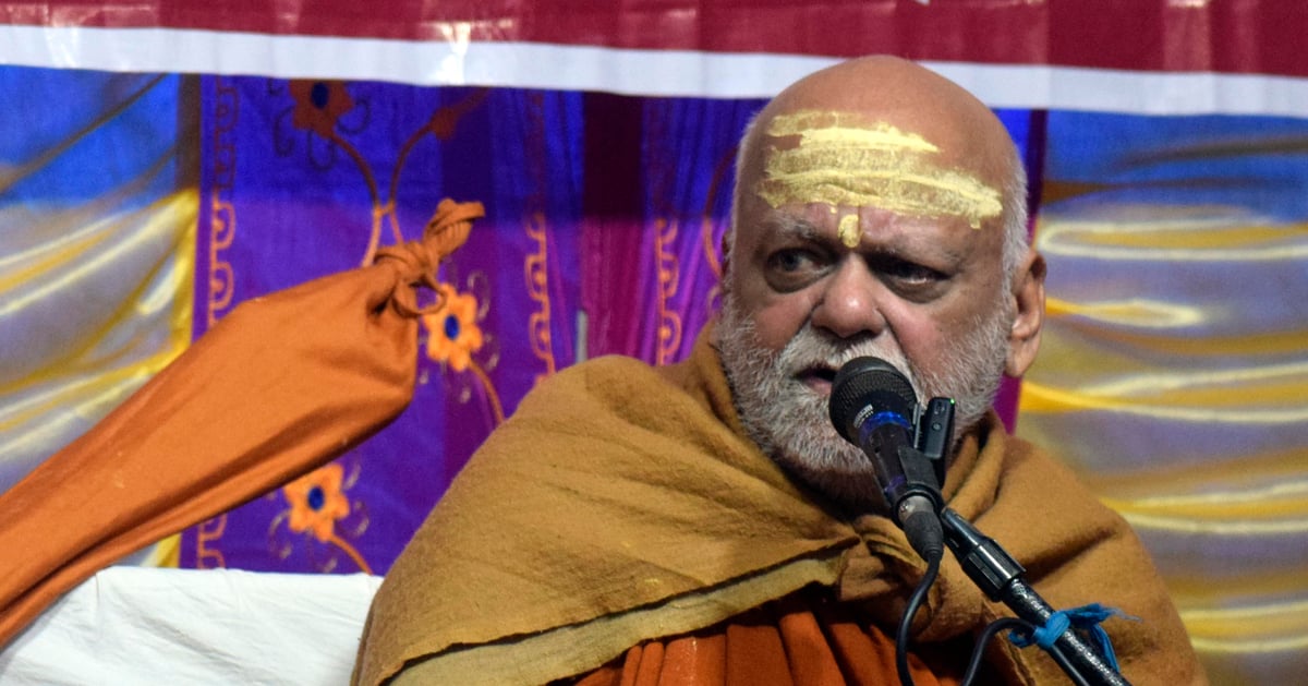Political interference in the spiritual field is not constitutional, said Shankaracharya Swami Nischalananda in Gangasagar.