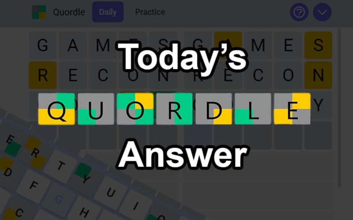 Quordle Hints Answers Today: These clues will be useful in getting the answer to today's Quordle