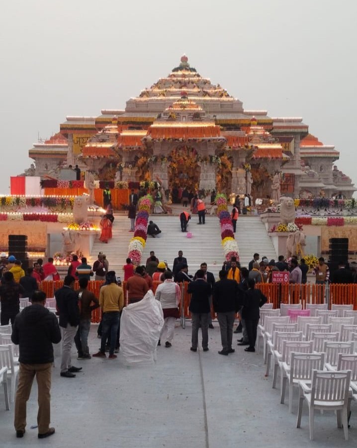 Ram Mandir Pran Pratishtha: PM Modi will reach Ayodhya at 10.25 am for the Pran Pratishtha ceremony.