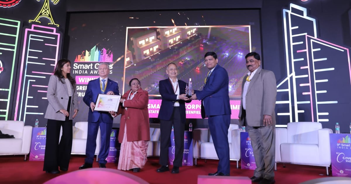 Ranchi Smart City gets Smart City India Award for Best Green Building Infrastructure