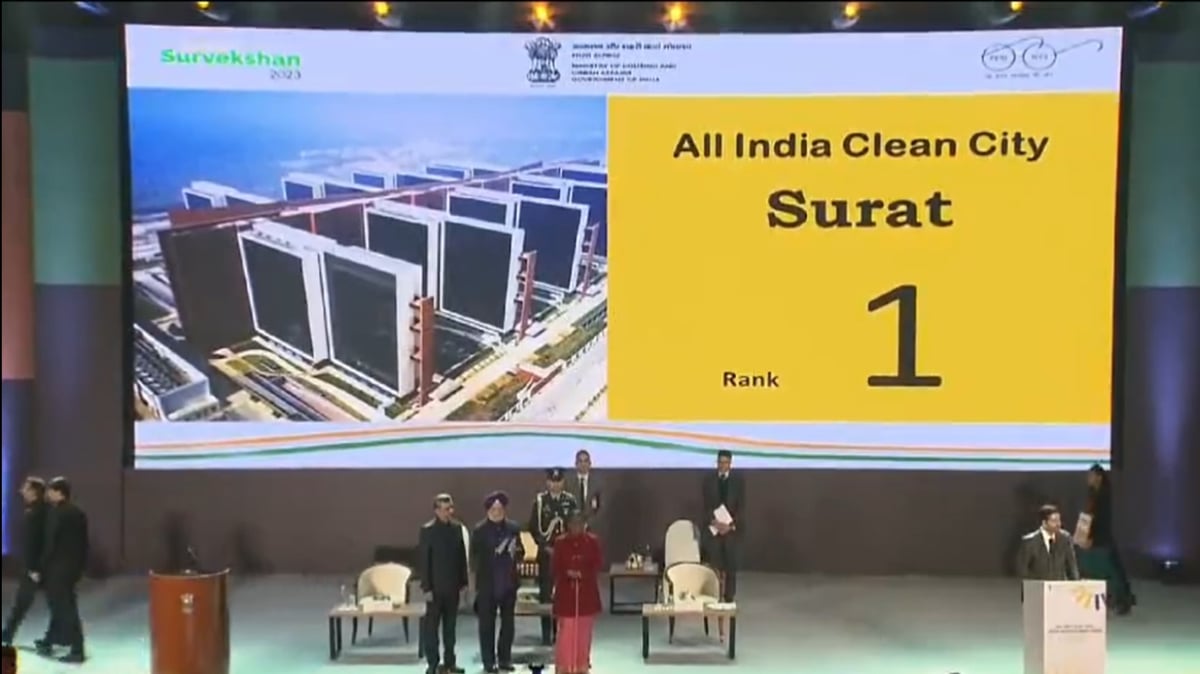 Swachh Survekshan: Indore and Surat are the cleanest cities of India, Varanasi is at the forefront in this matter, see the complete list.