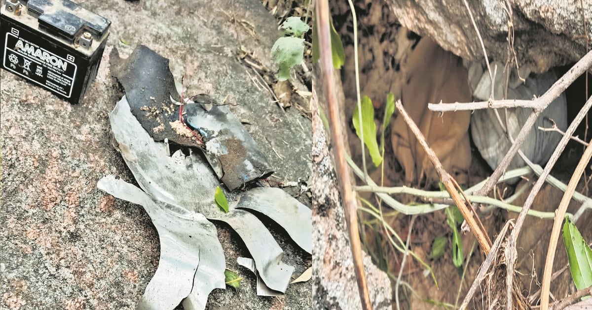 Three cane bombs, 42 detonators and 12 batteries, security forces caught explosives of Naxalites in the forests of Gaya.
