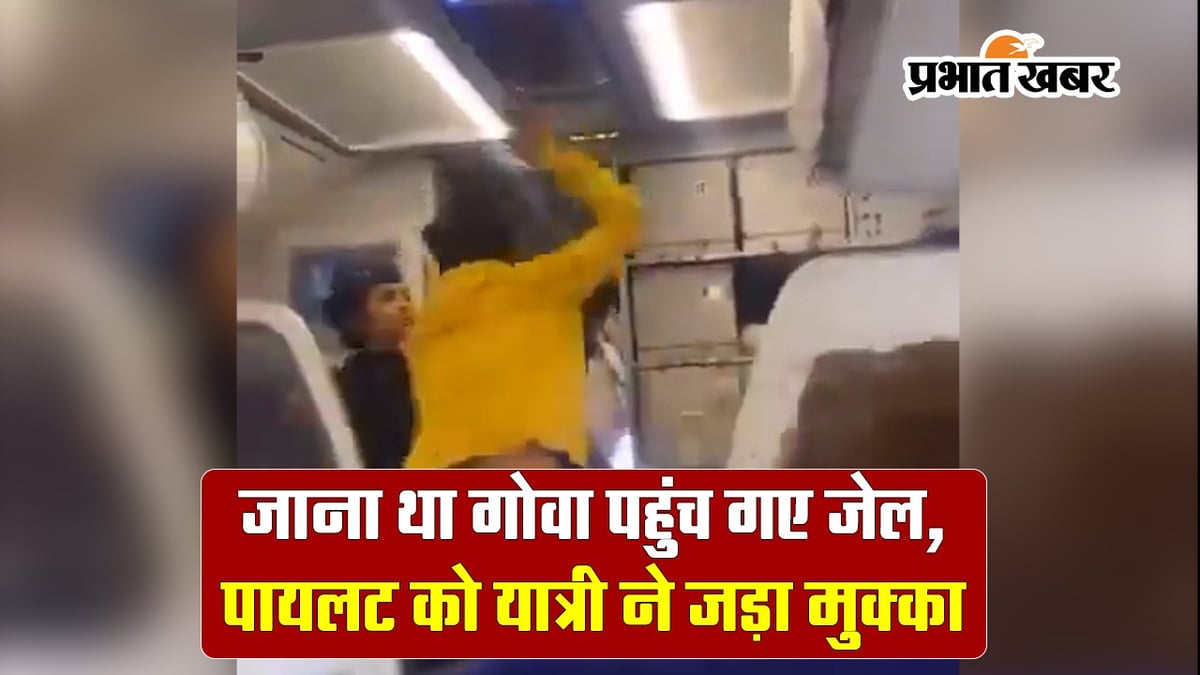 VIDEO: Had to go to Goa, reached jail, passenger punches pilot