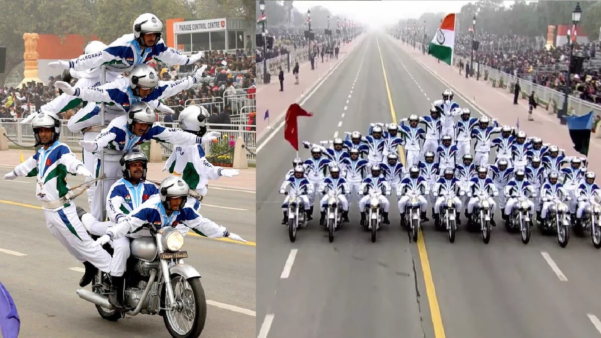 Why do army soldiers perform stunts only on Royal Enfield Bullet in the Republic Day Parade?