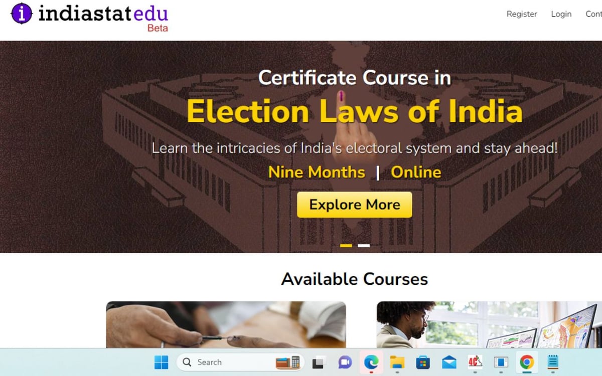 IndiaState forays into e-learning with two courses