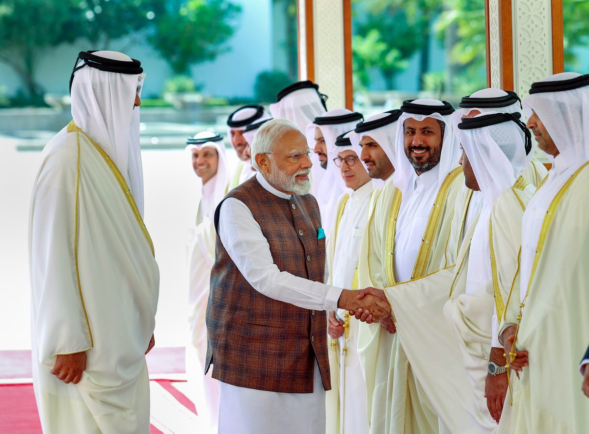 PM Modi's visit to Gulf country concludes, thanks Emir of Qatar for release of 8 Indians