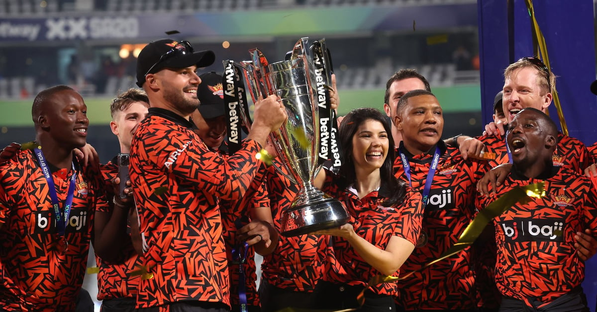 Sunrisers won SA20 title for the second consecutive time, video of Kavya Maran's celebration goes viral
