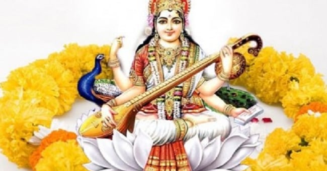 Today Goddess Saraswati will be worshiped in conjunction with Revati Nakshatra and auspicious yoga, know the auspicious time and complete details.