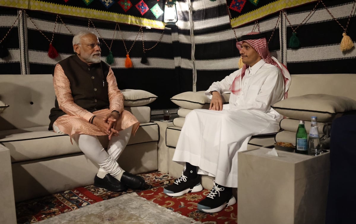 What happened with Qatar's PM?  Prime Minister Narendra Modi gave information on social media