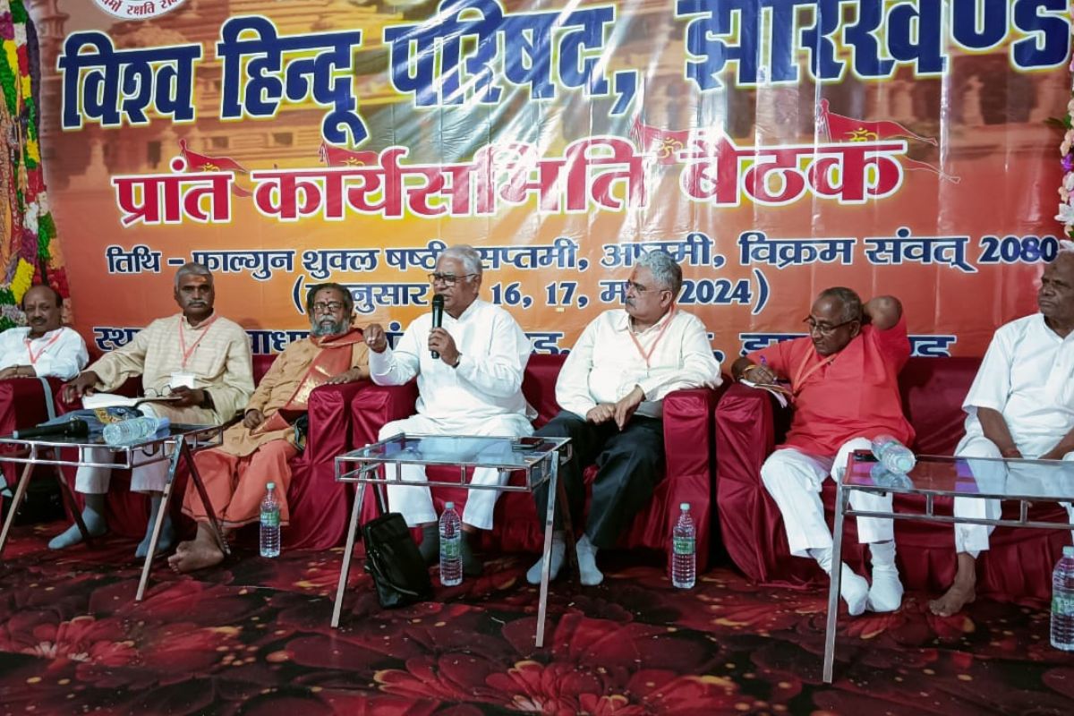 Re-establishment of temples is necessary for Hindu self-respect, Vishwa Hindu Parishad's Union Minister Ambrish Singh said in Deoghar.