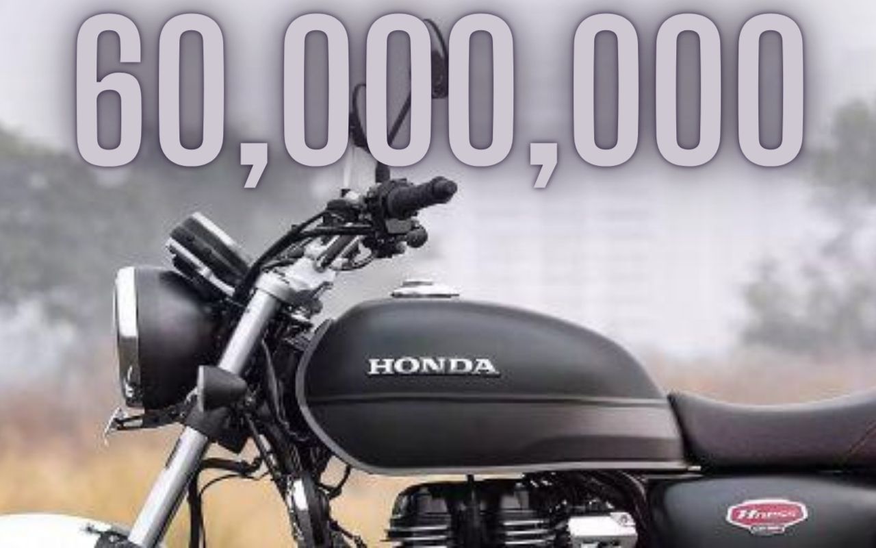 HONDA sold 6 crore bikes and scooters in India!