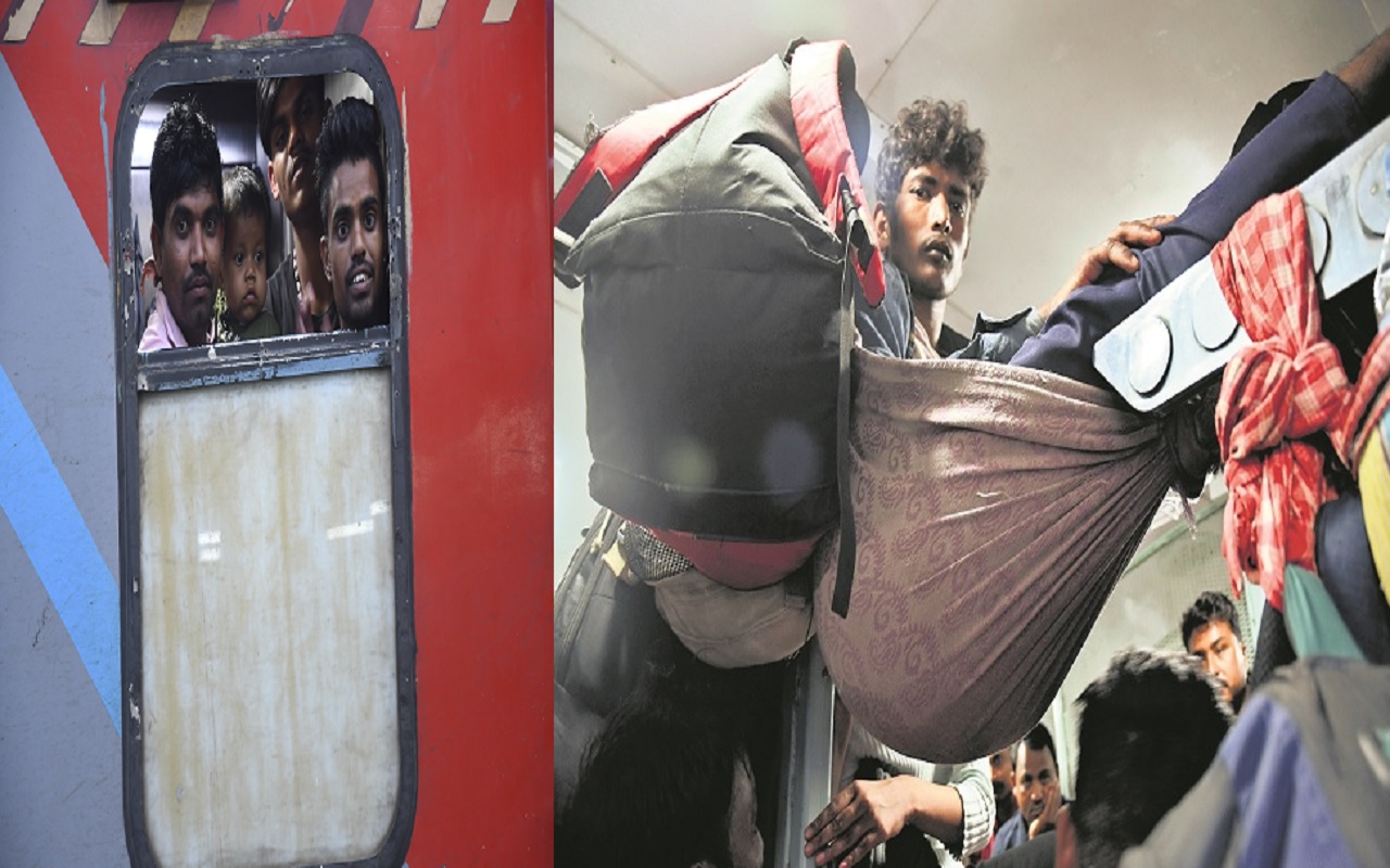 PHOTOS: Amazing view of trains of Bihar, Jugaad berth with sheet, traveling even while standing in the bathroom