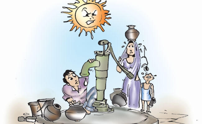 Bihar Weather: When the heat started, the groundwater level went down.