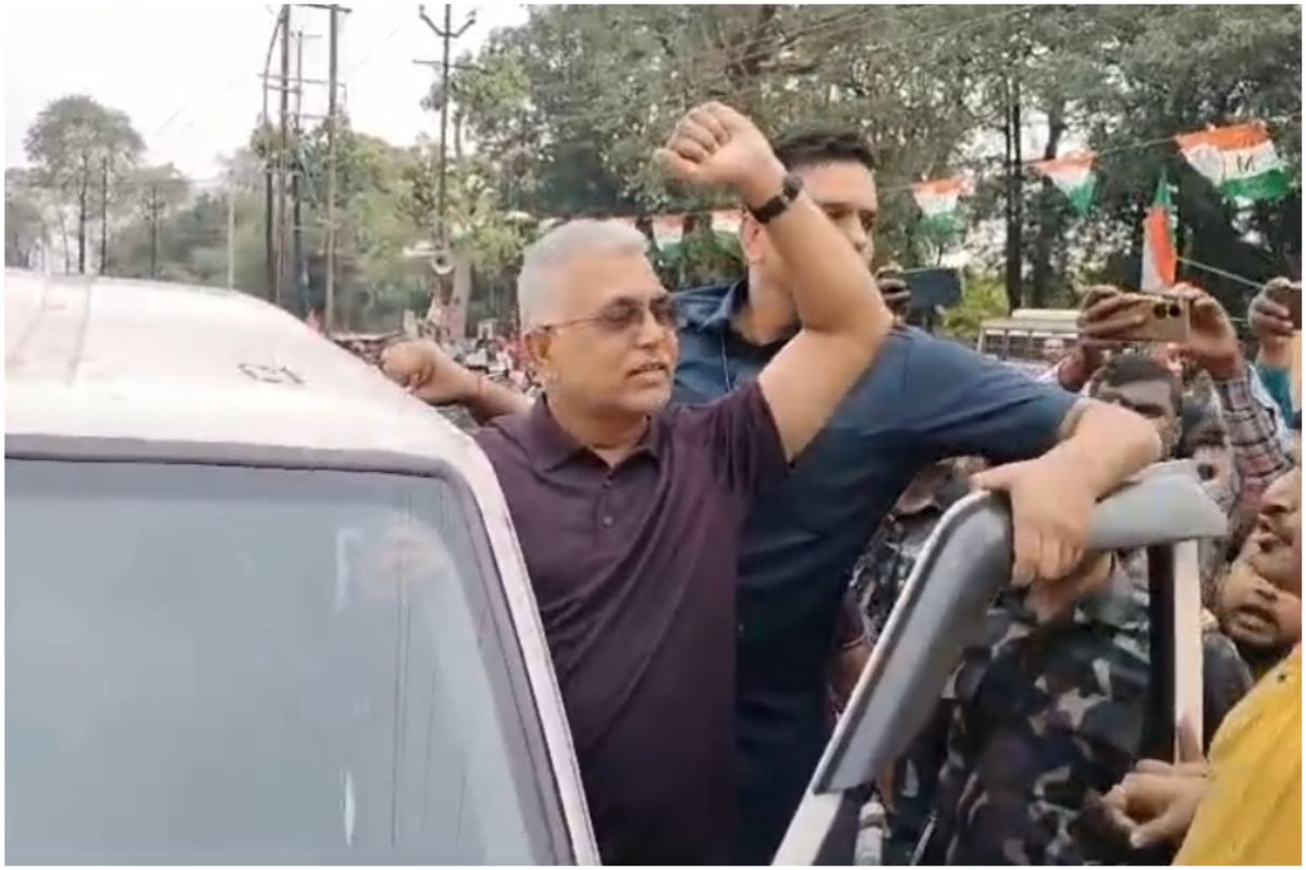 Dilip Ghosh: Clash between Trinamool and BJP in Durgapur, Dilip Ghosh heard 'go back slogans'