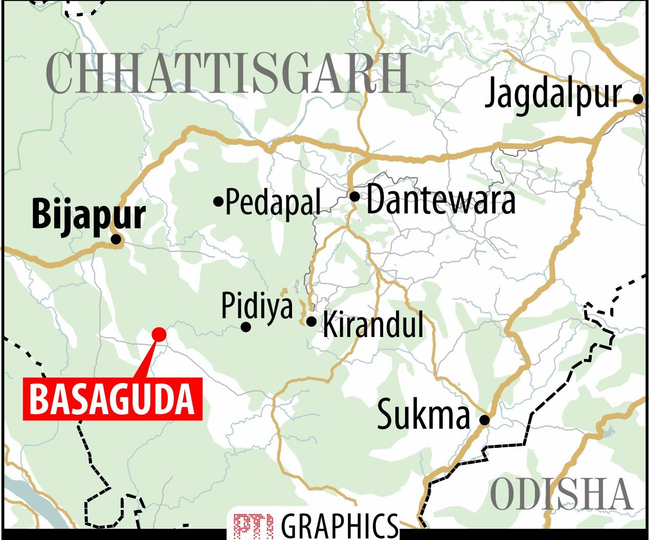 Chhattisgarh Naxal Encounter: Three Naxalites killed in Bijapur